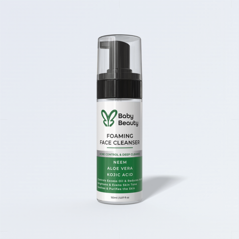 Foaming Face Cleanser for deep skin cleansing and hydration