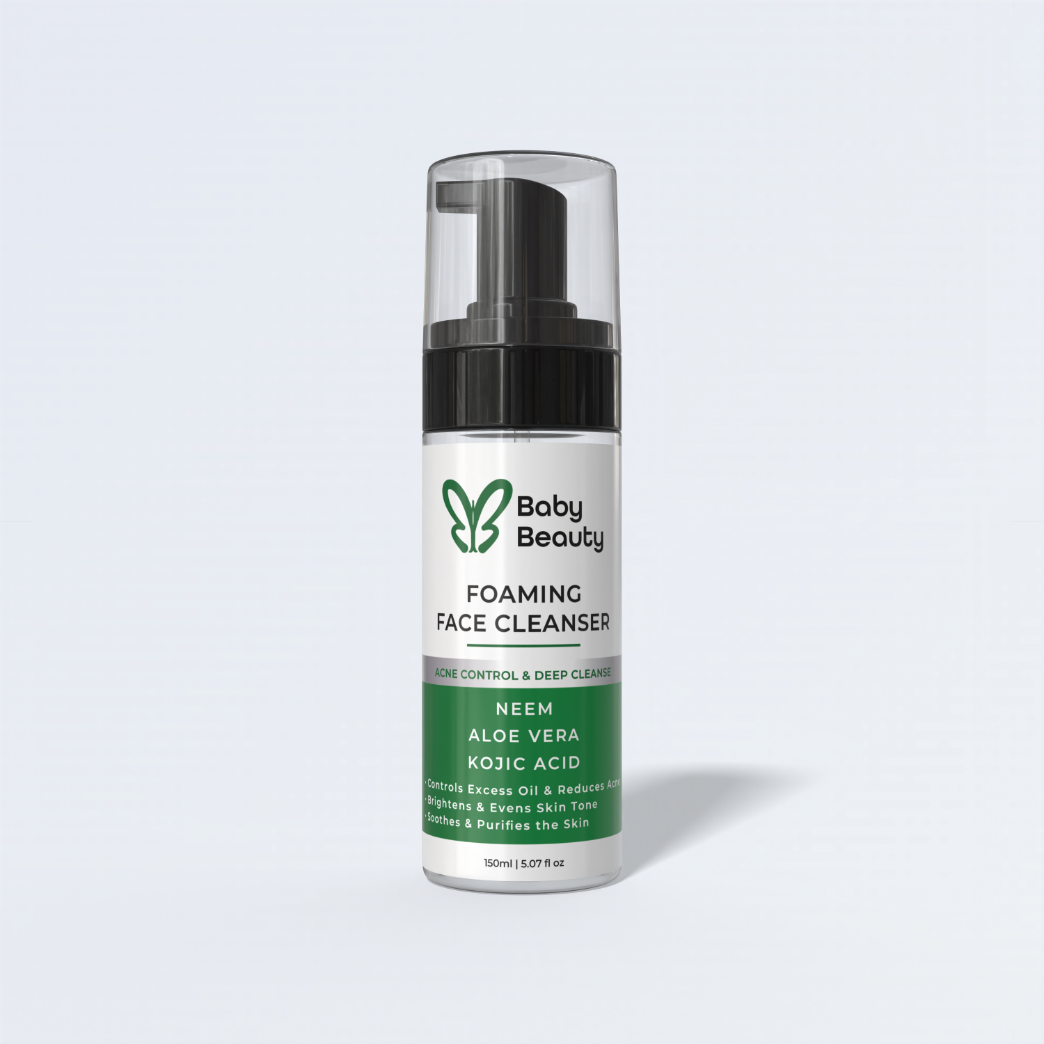 Foaming Face Cleanser for deep skin cleansing and hydration