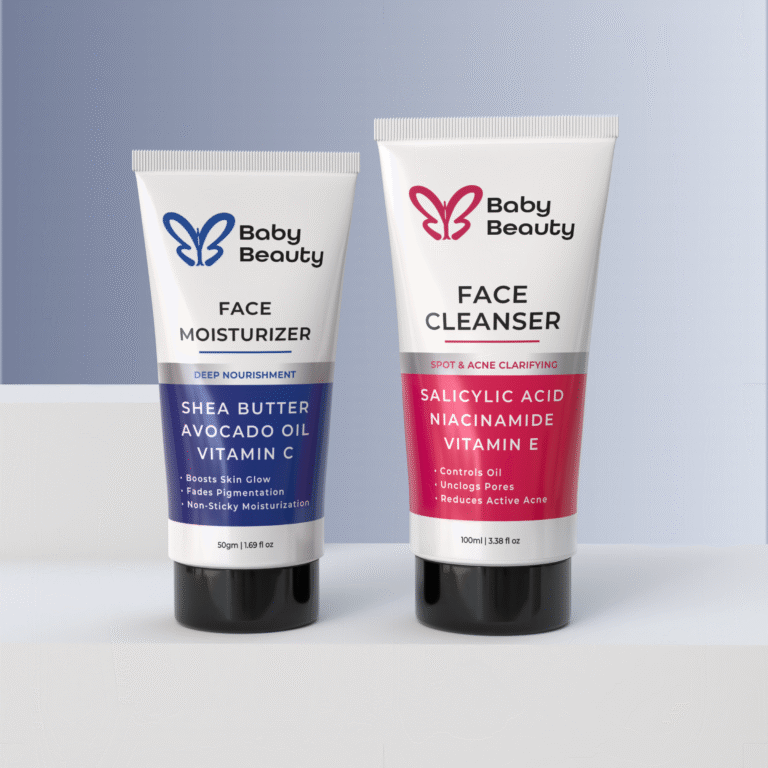 Face Cleanser + Moisturizer – Combo | Cleanse, Hydrate & Glow