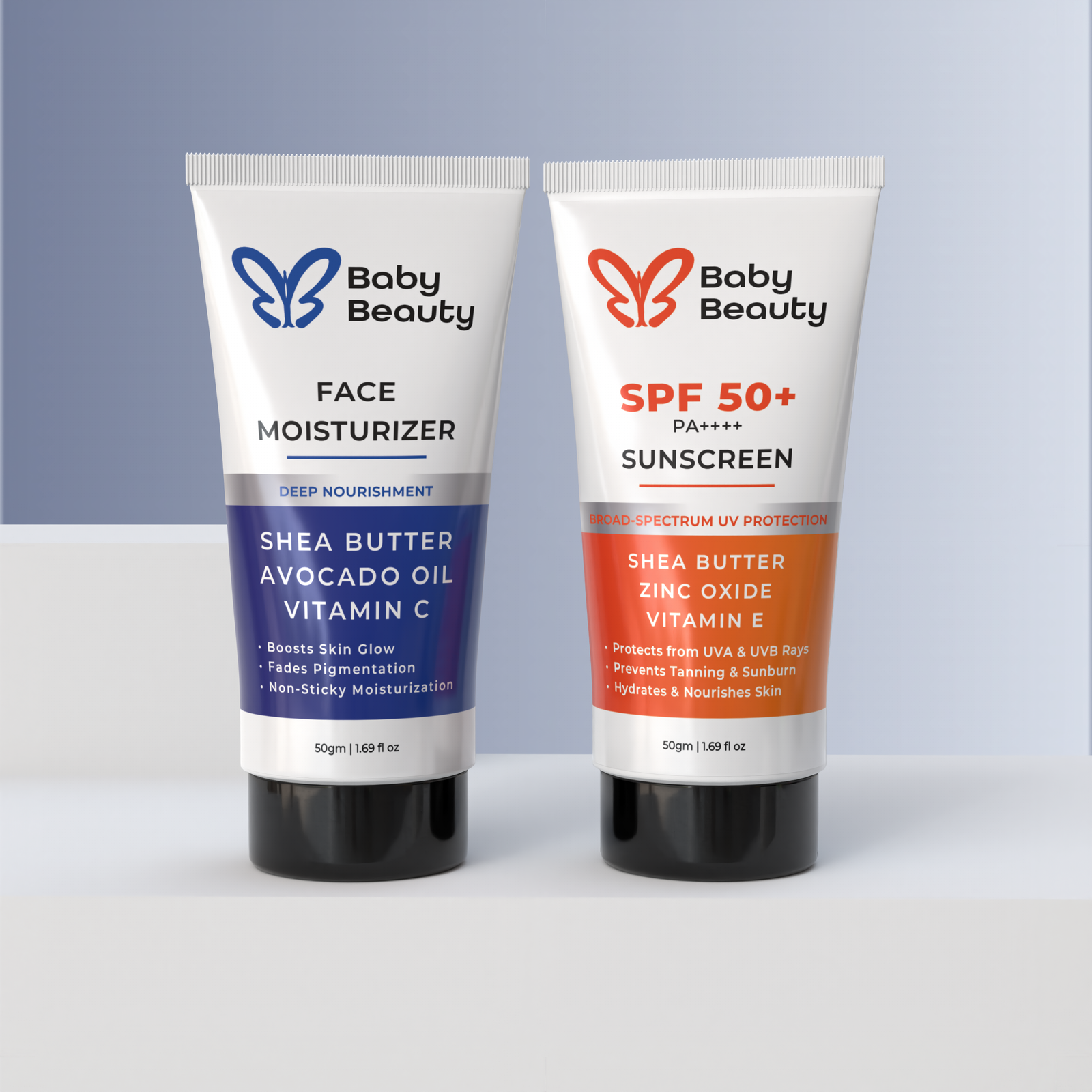 Face Moisturizer + Sunscreen – Combo | Hydrate, Protect & Glow